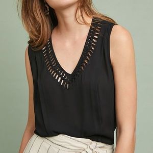 GUC MAEVE │La Vista V-Neck Tank (Black Small)